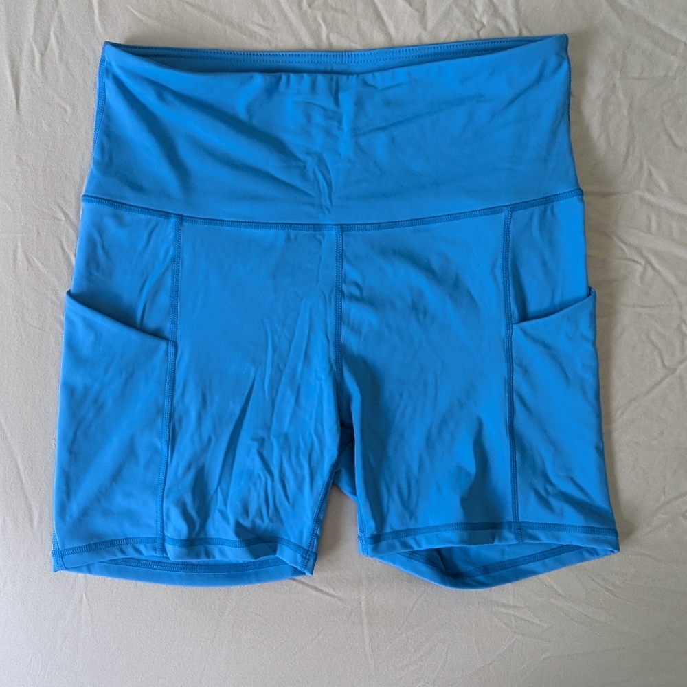 Blue Women's Bike Shorts